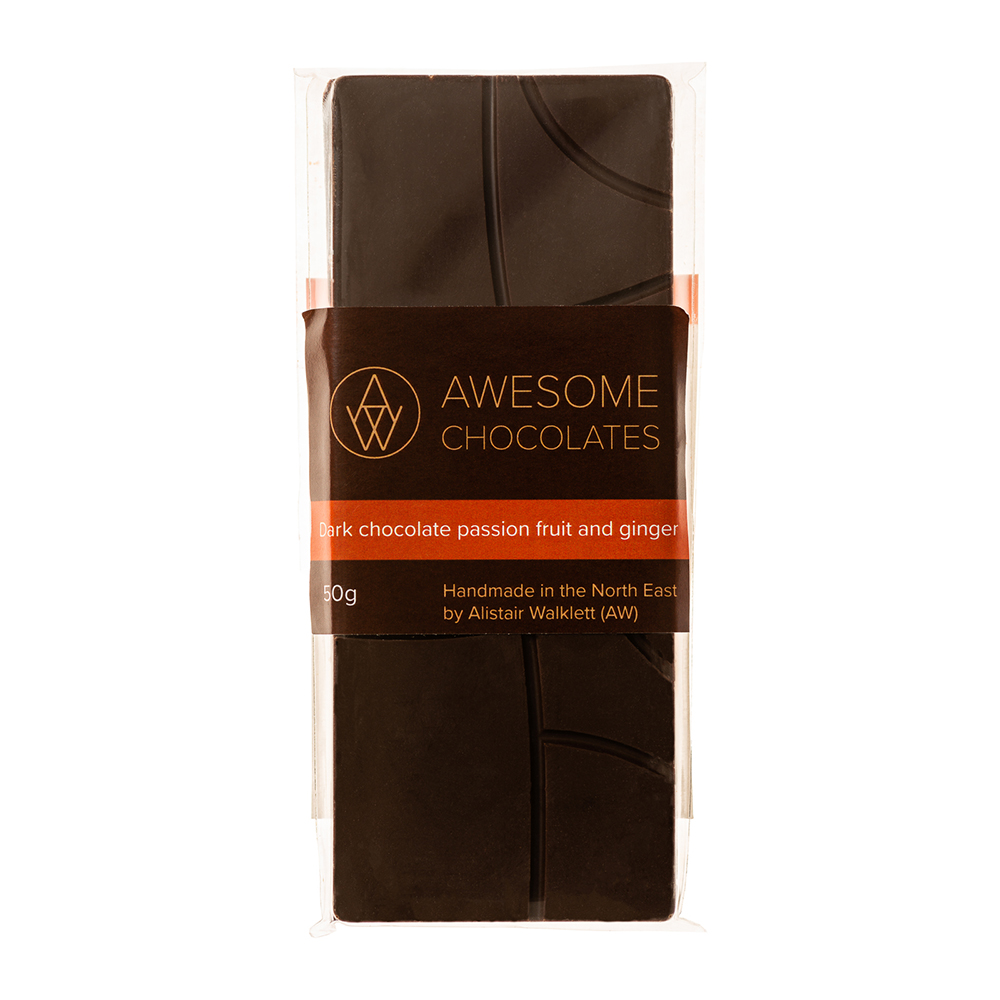 Dark chocolate passion fruit and ginger 55% - Image 6