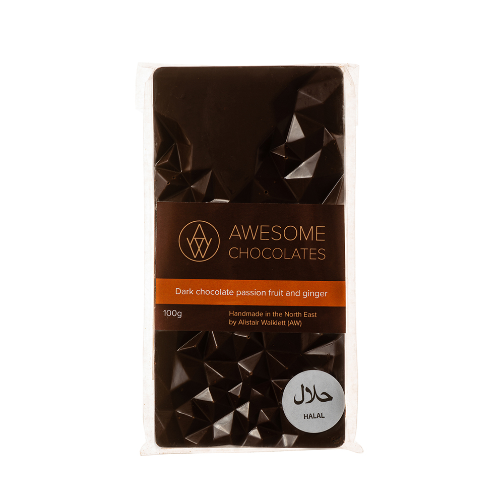 Dark chocolate passion fruit and ginger 55% - Image 3