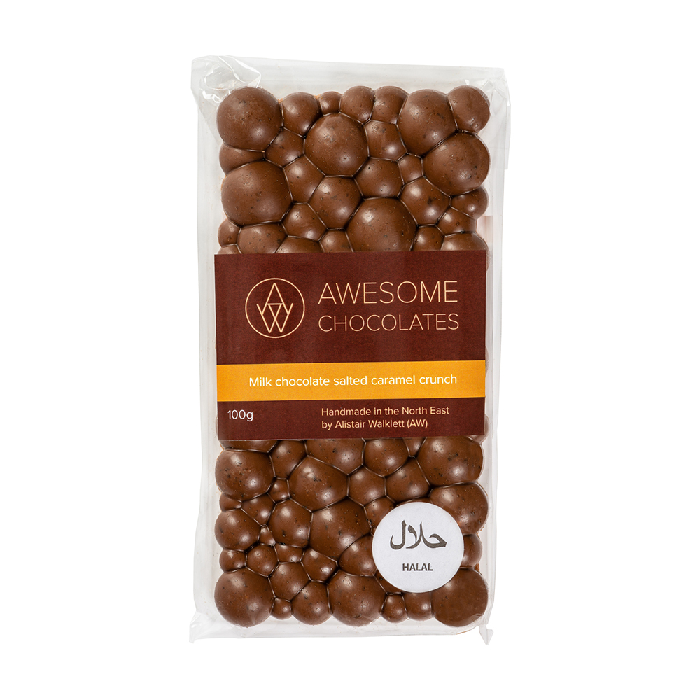 Milk chocolate salted caramel crunch 33% - Image 3